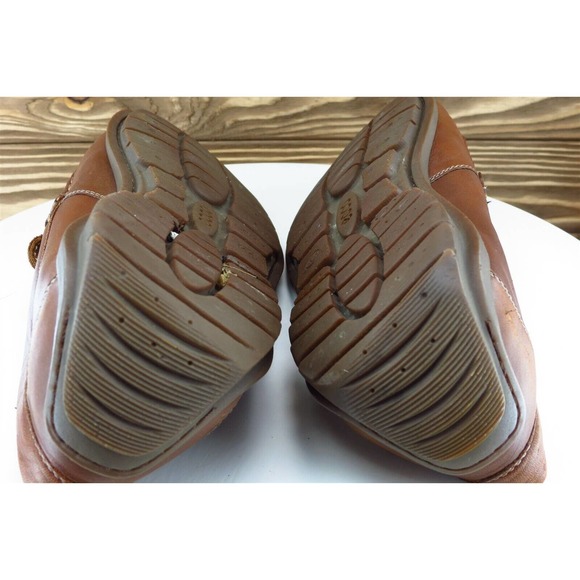 ECCO Shoes Sz 44 M‎ Round Toe Brown Loafer Leather Men main image 4